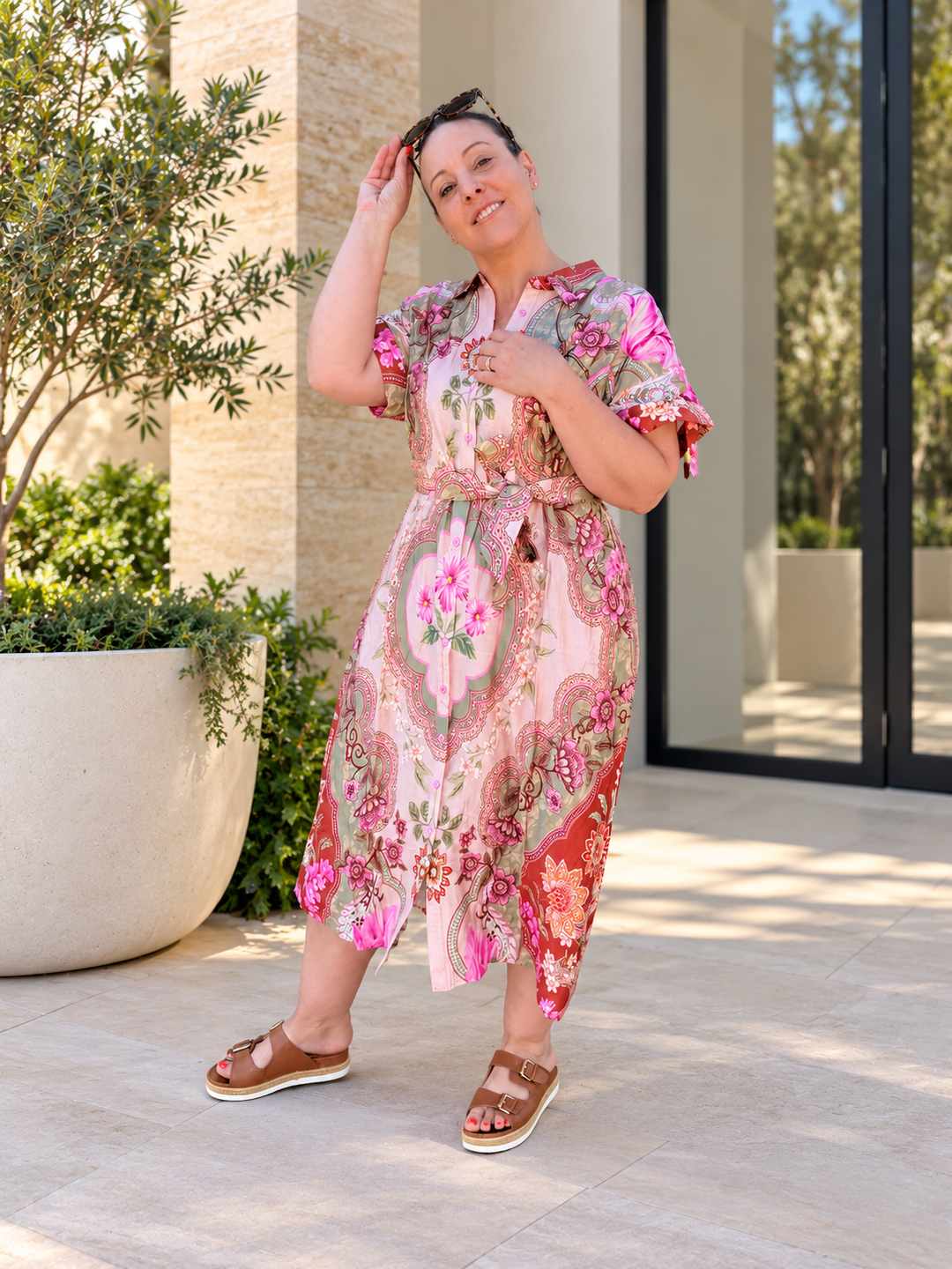 Fionn Midi Dress - Heritage Floral