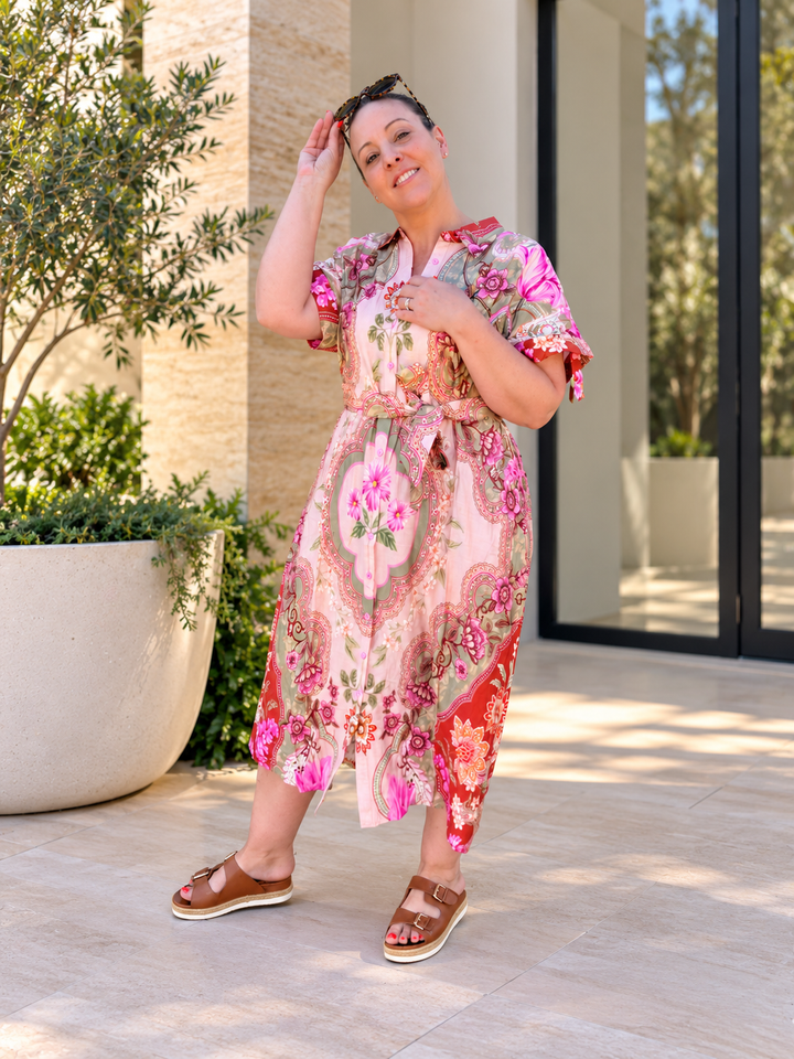 Fionn Midi Dress - Heritage Floral