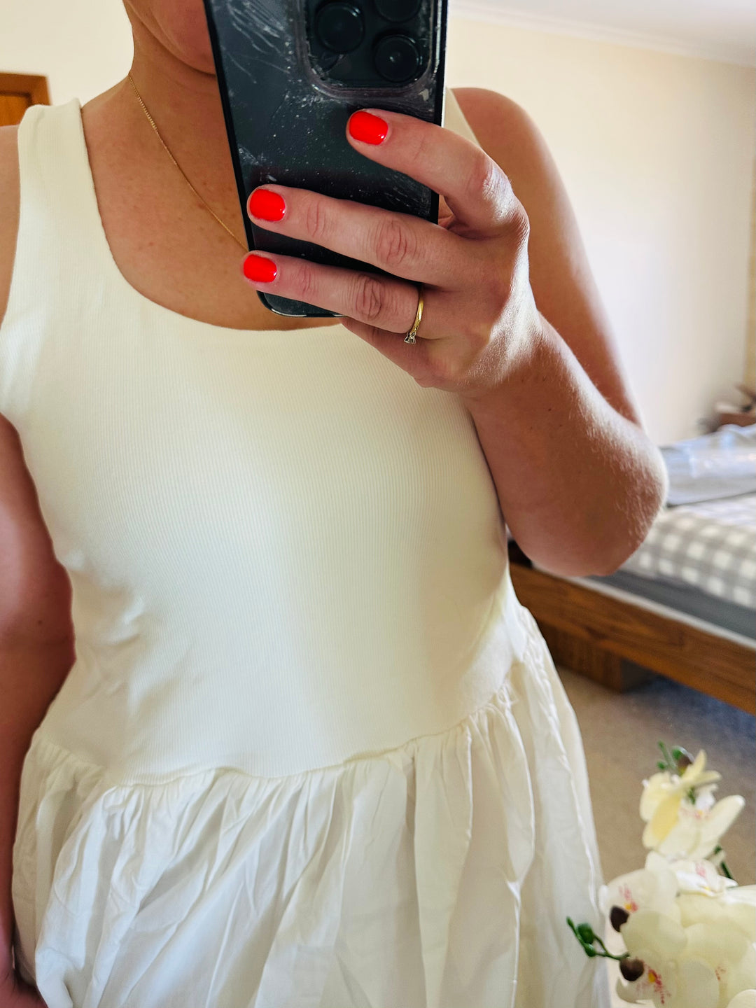 Melisa Dress-off white