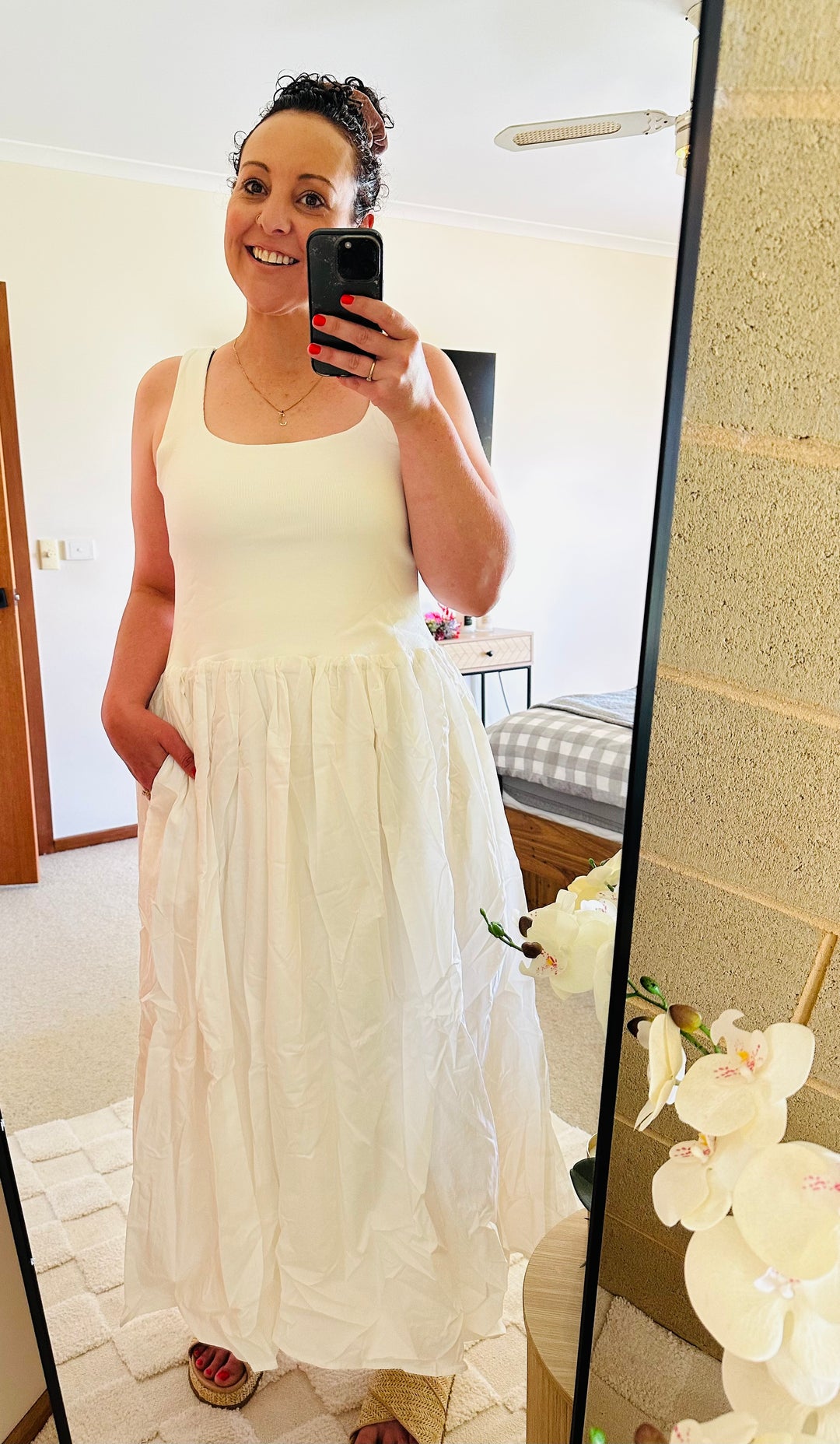 Melisa Dress-off white