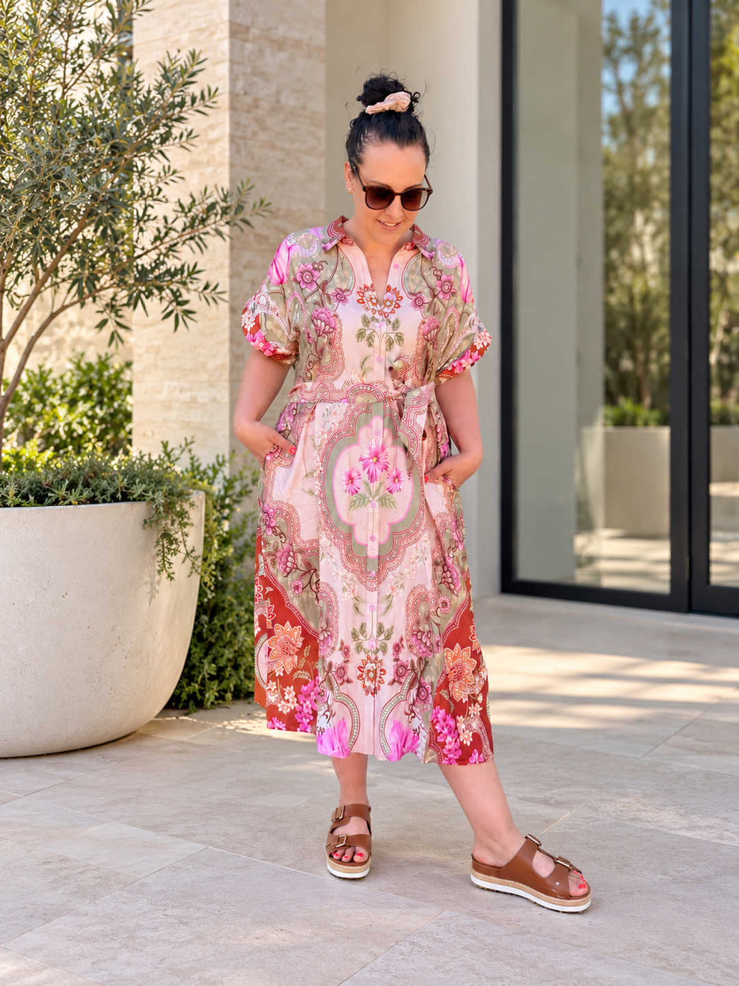 Fionn Midi Dress - Heritage Floral