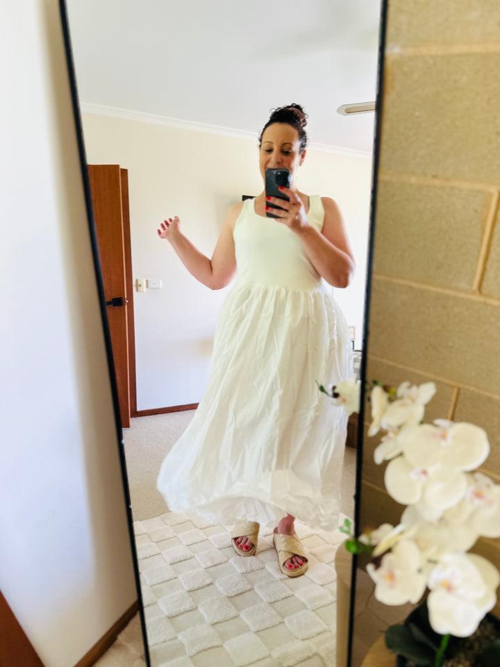 Melisa Dress-off white