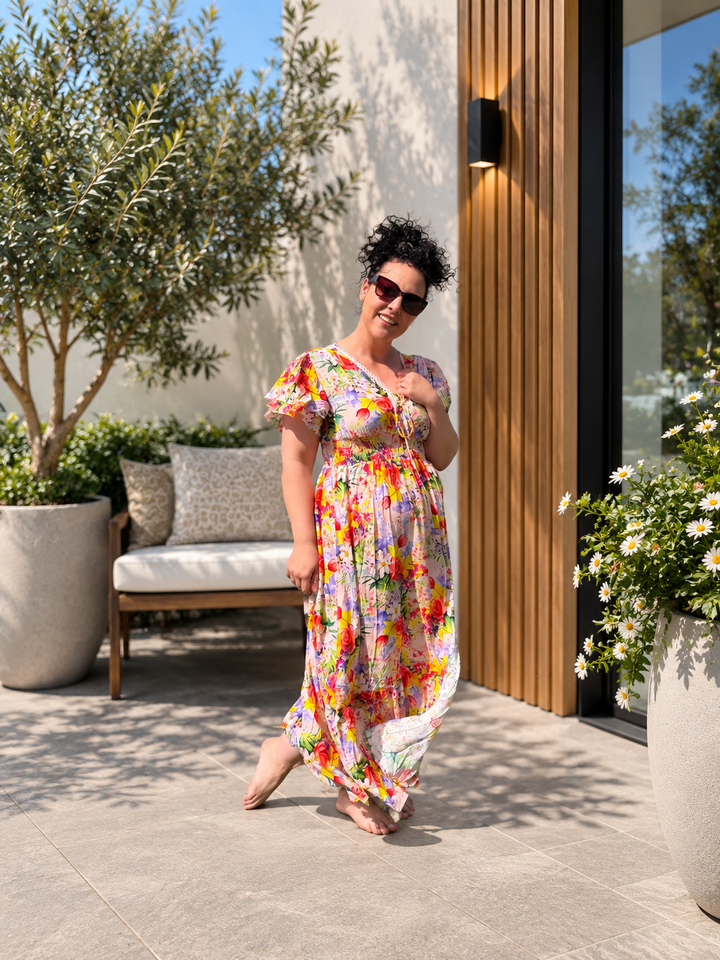 Freyja Maxi Dress – Multi Floral