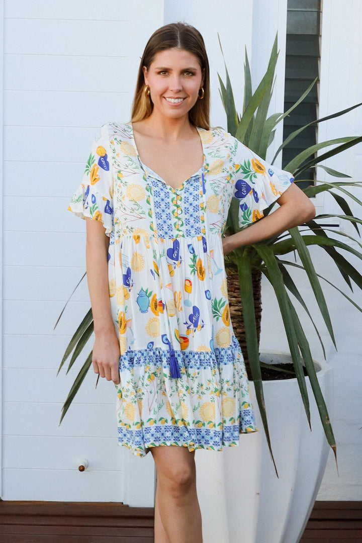 Abby Dress- White
