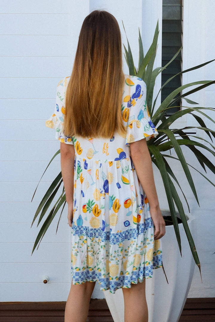 Abby Dress- White