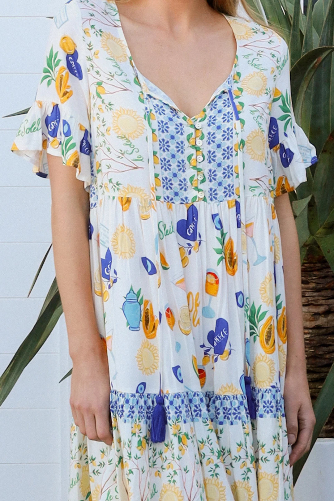 Abby Dress- White