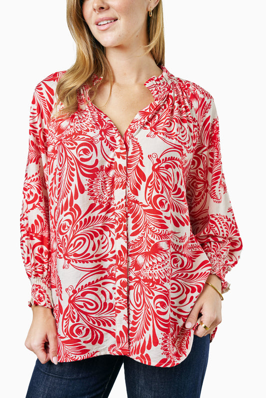 Antonia Shirt-Red