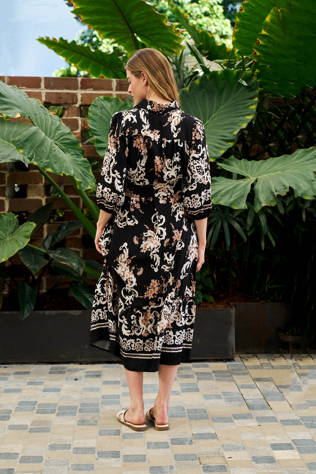 Barnes Dress - Black Print
