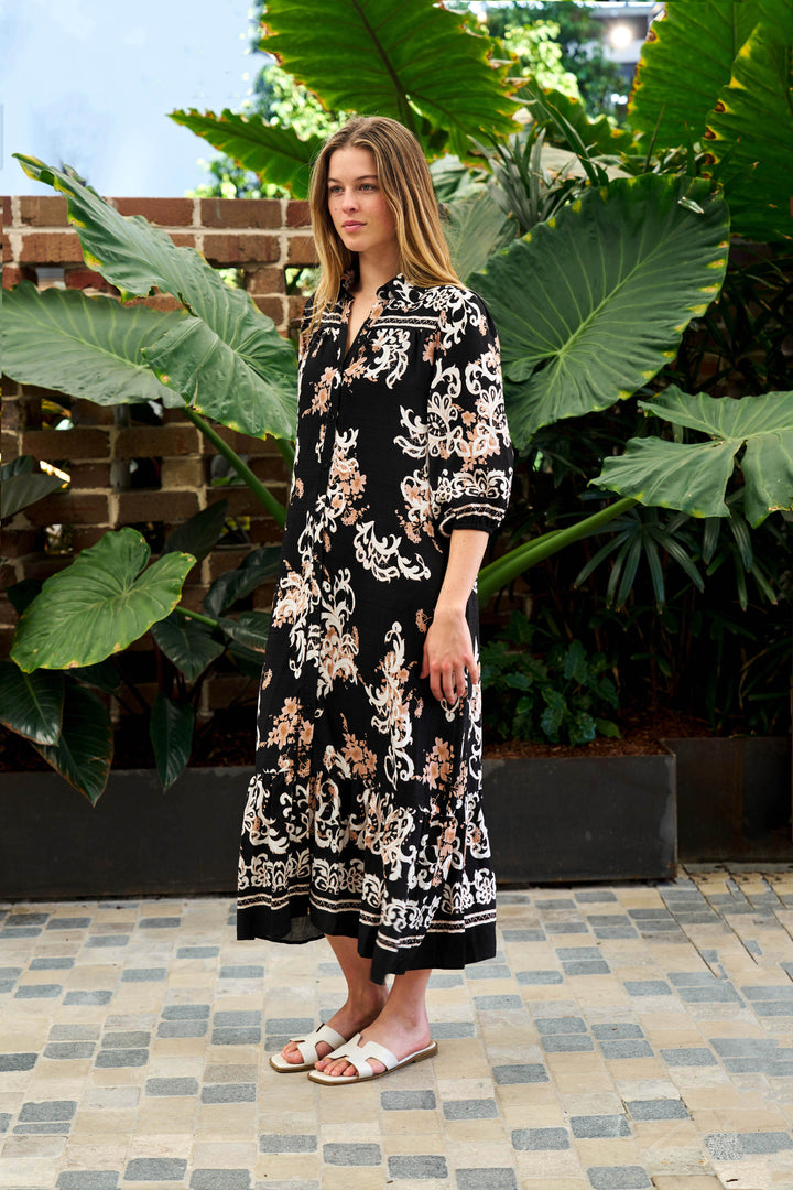 Barnes Dress - Black Print
