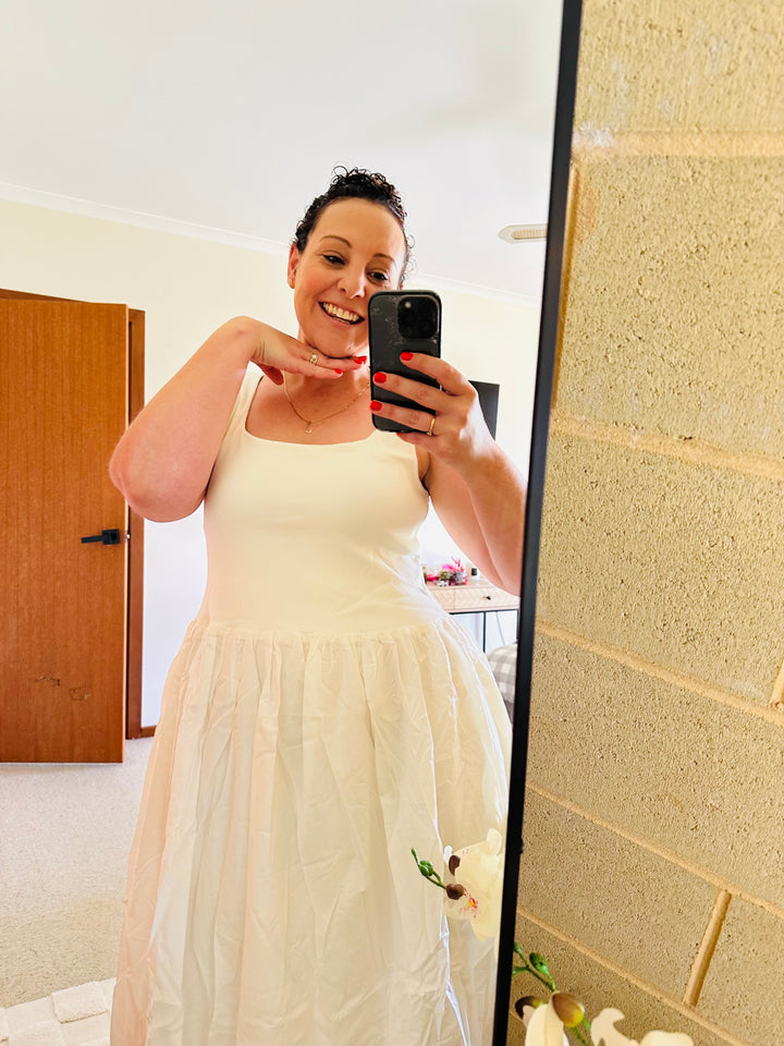 Melisa Dress-off white