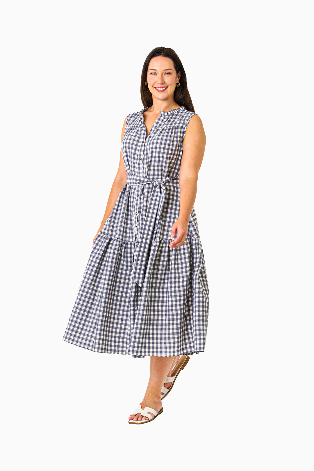 Cassandra Dress - Gray Beige