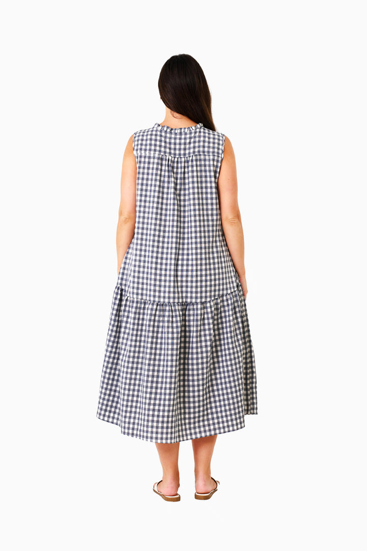 Cassandra Dress - Gray Beige