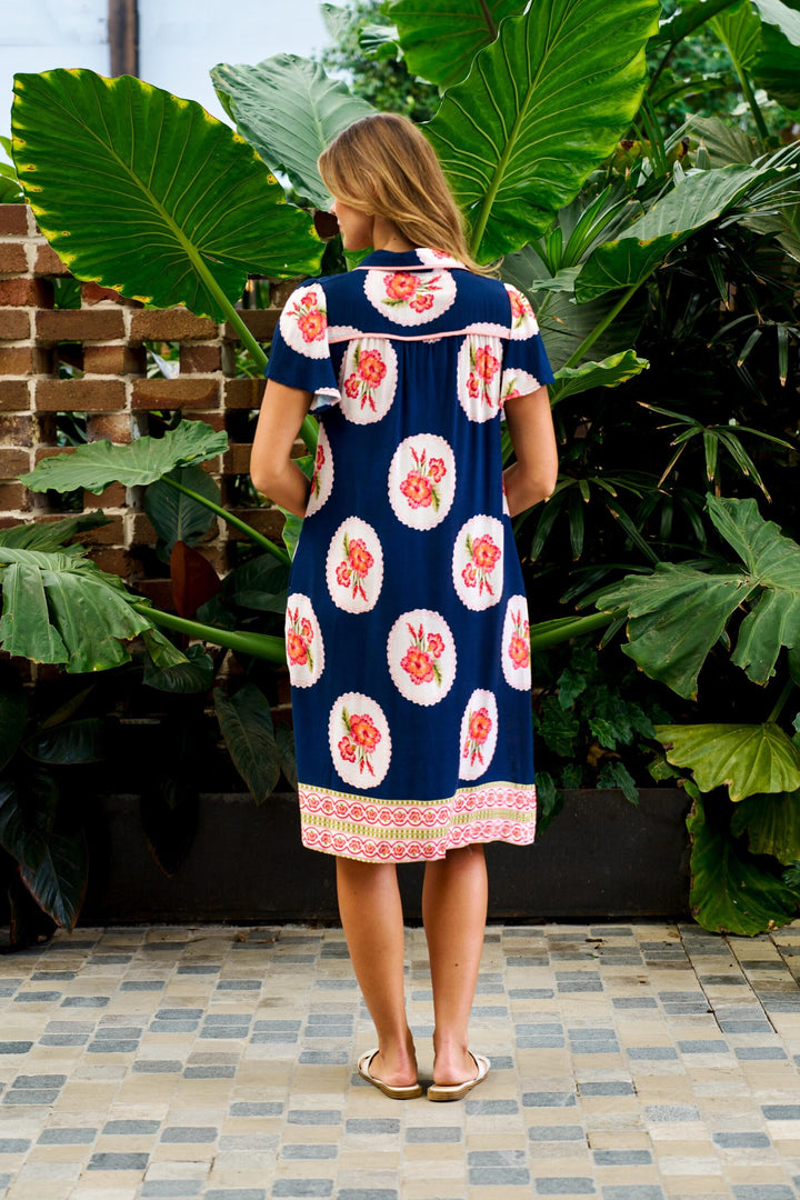 Chantilly Dress - Navy