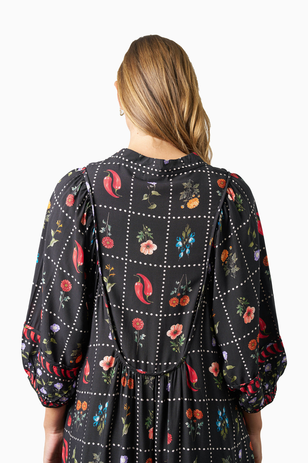 Charley Dress - Black Chilli