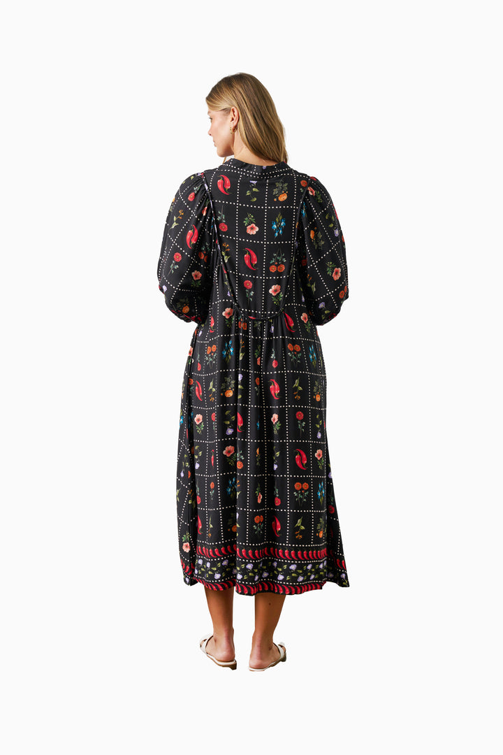 Charley Dress - Black Chilli