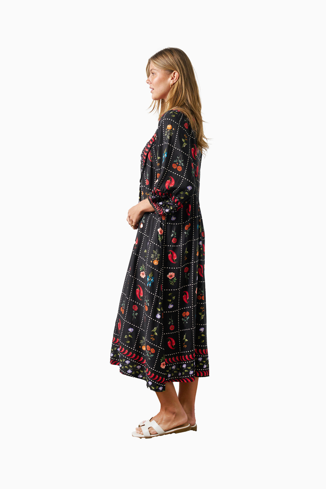 Charley Dress - Black Chilli