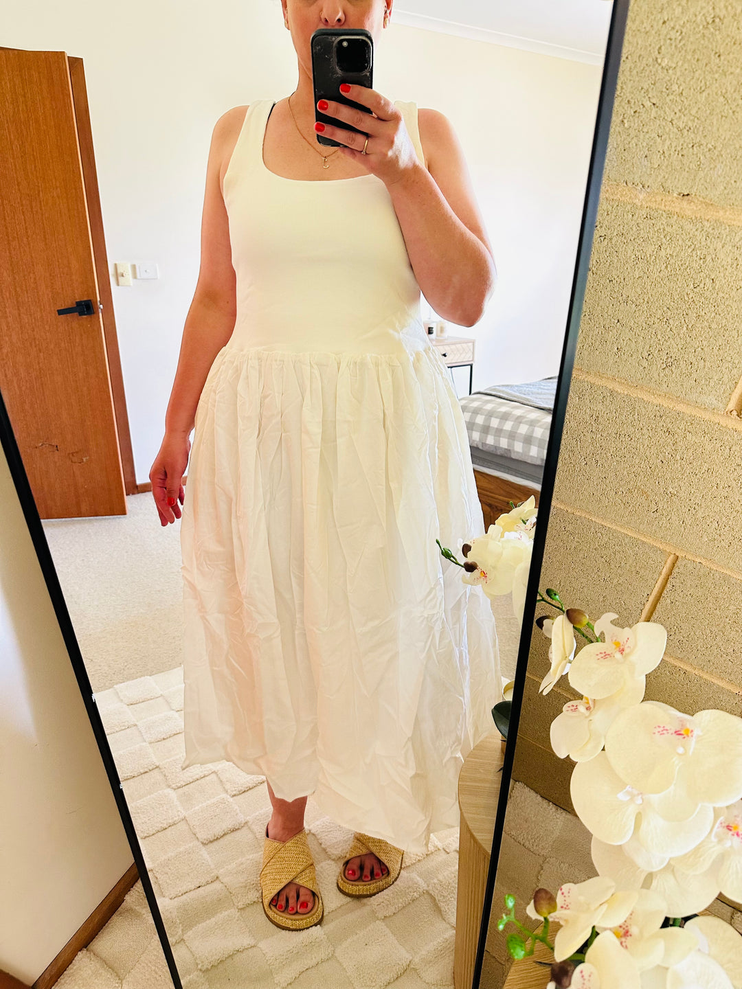 Melisa Dress-off white