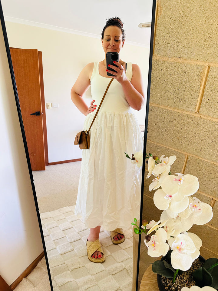 Melisa Dress-off white