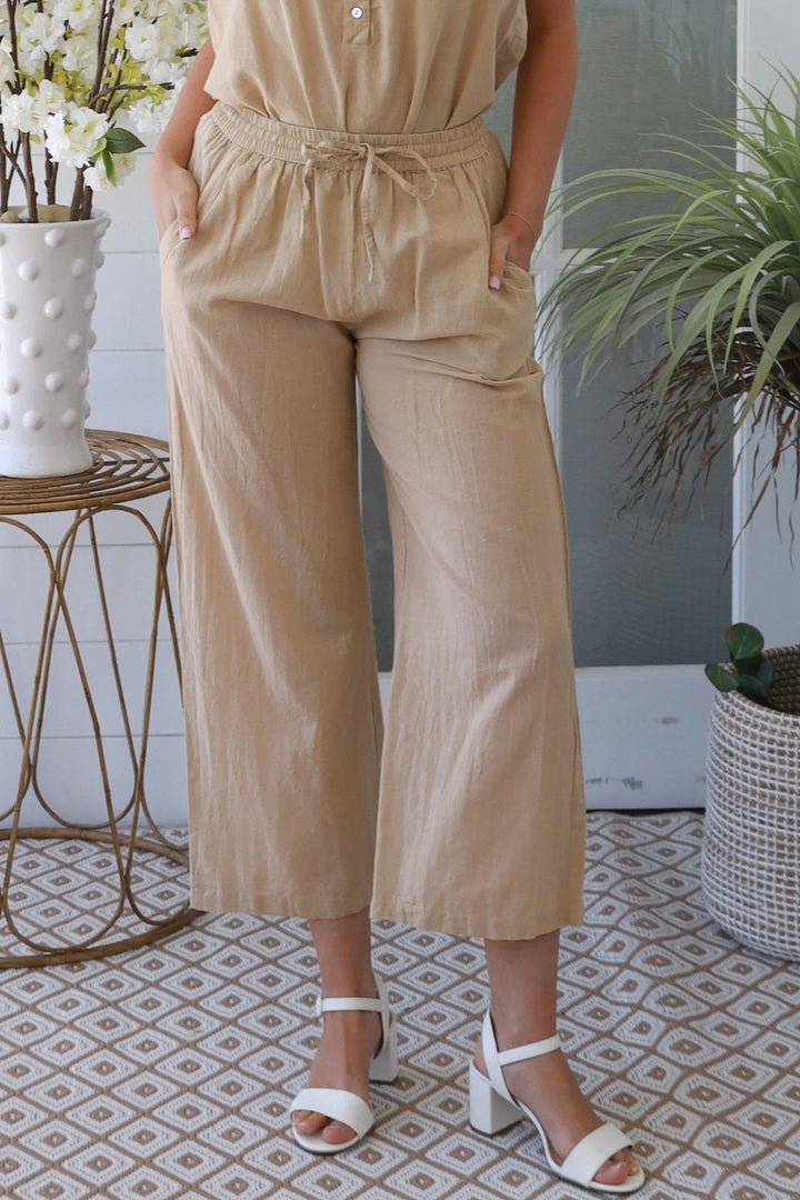 Demi 3/4 Pants - Beige | Charlotte The Label