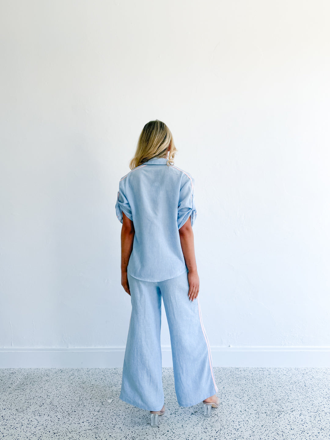 Ella Shirt - Sky Blue