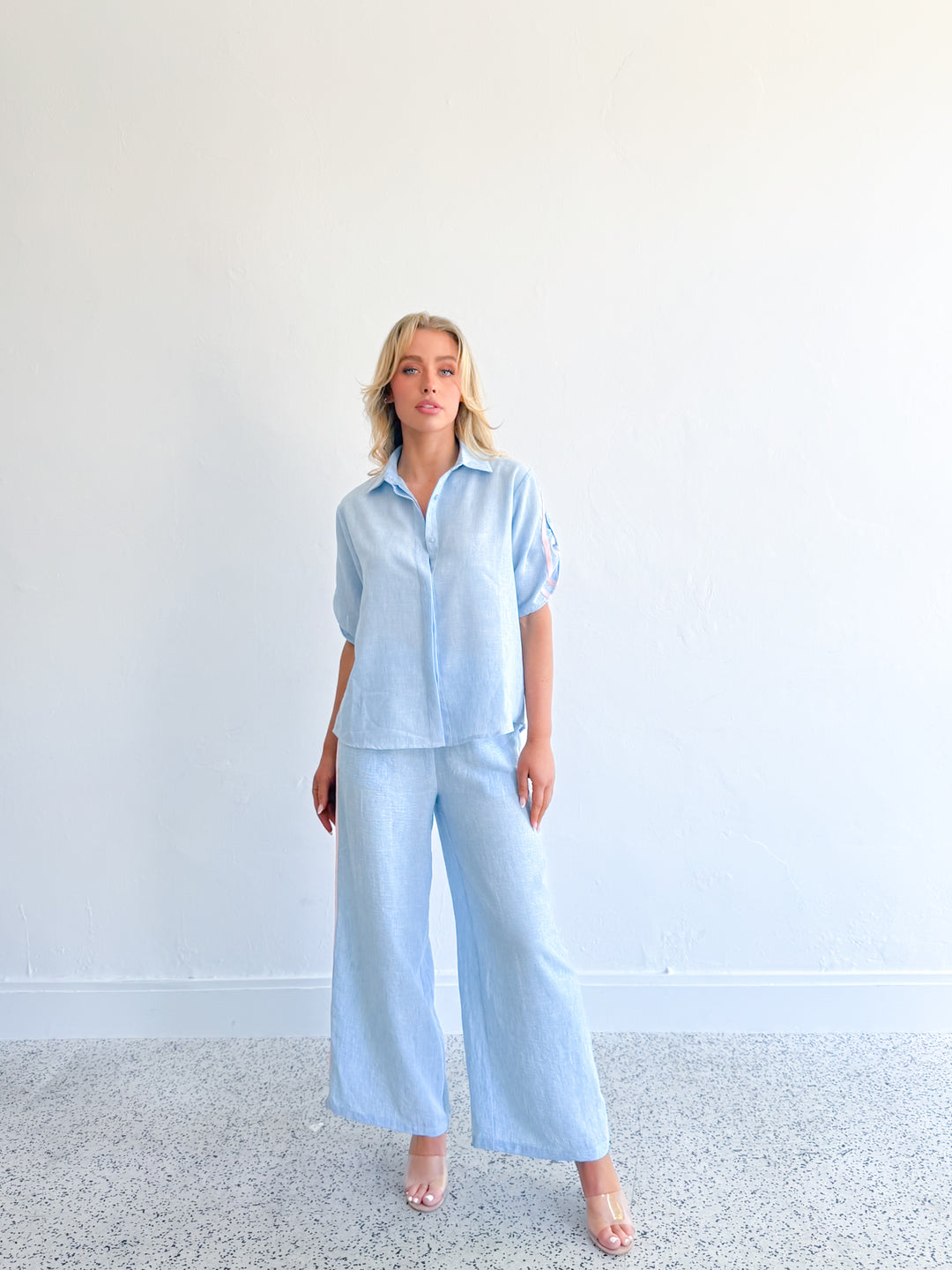 Ella Shirt - Sky Blue