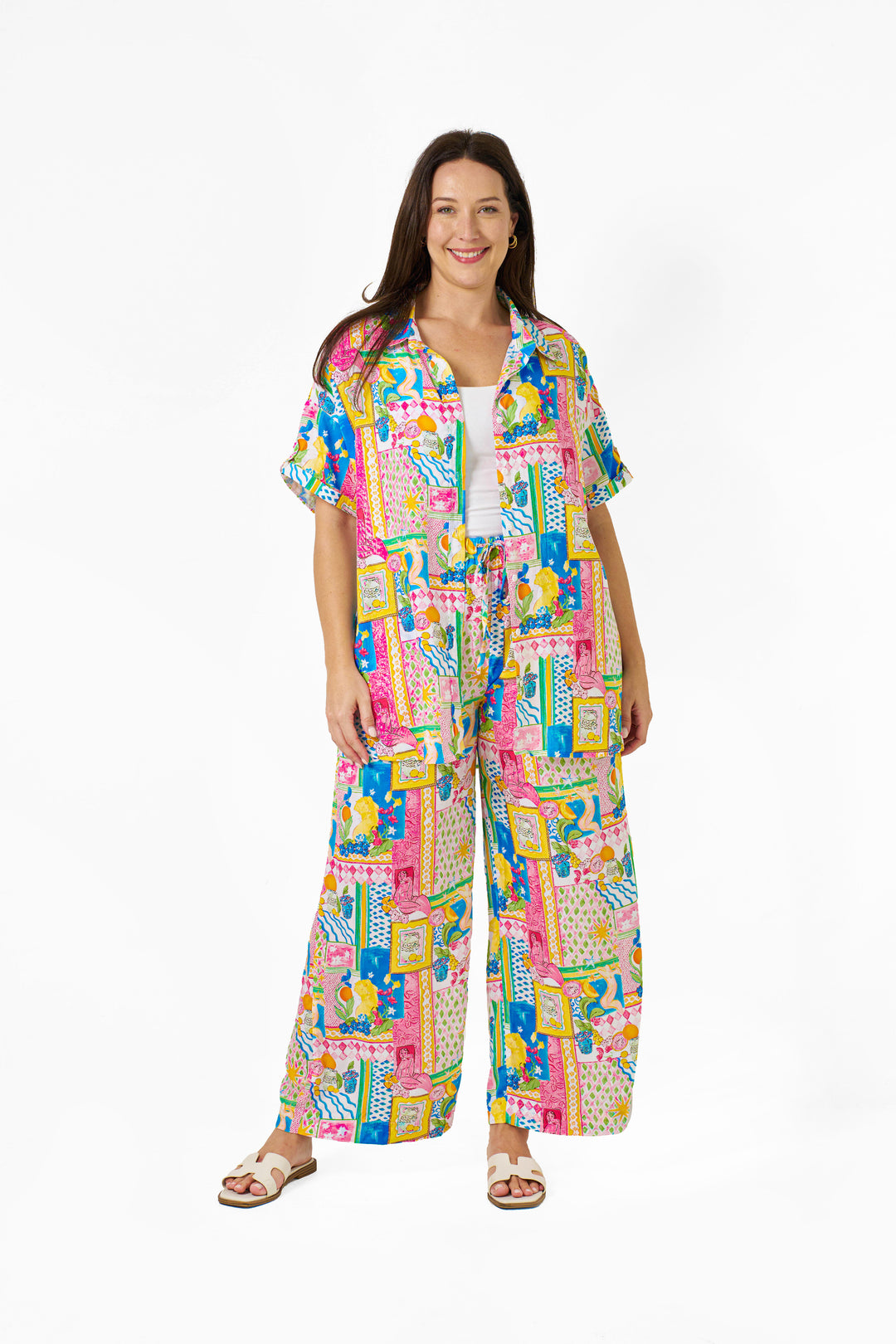 Eshal Shirt - Multi Print