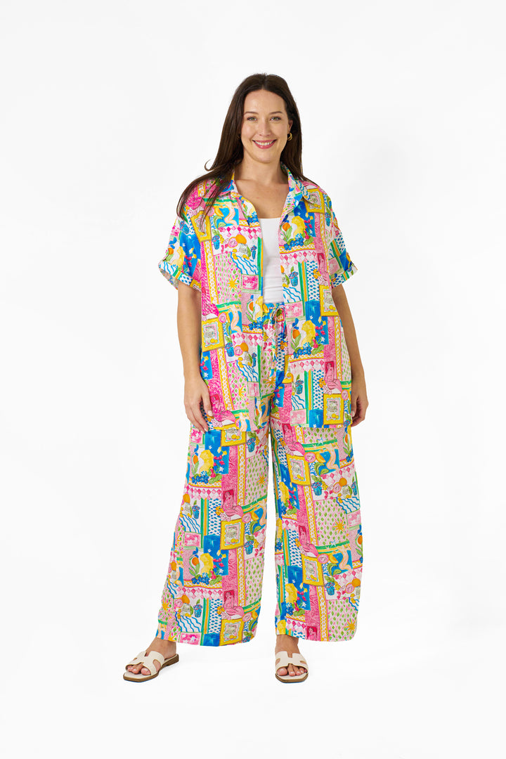 Eshal Shirt - Multi Print