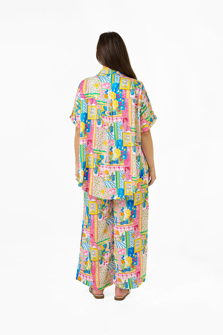 Eshal Pants - Multi Print