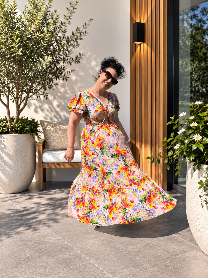 Freyja Maxi Dress – Multi Floral