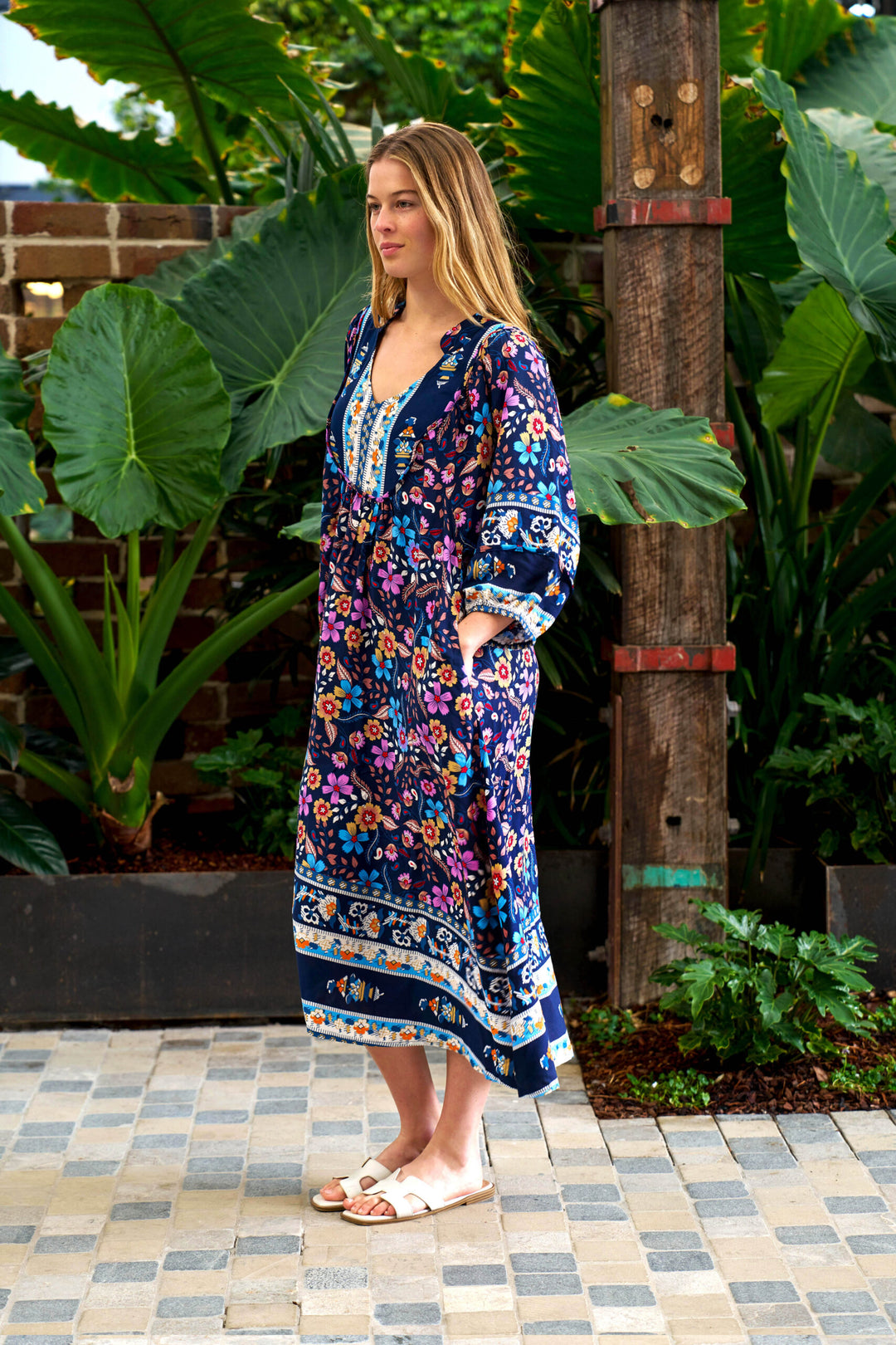 Fintan Dress – Navy Floral