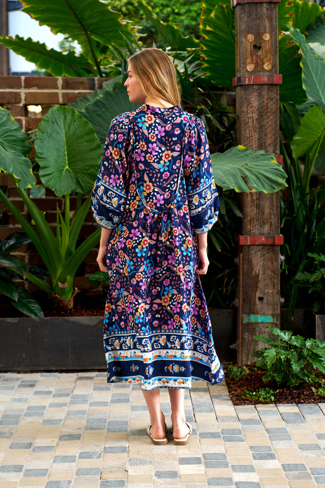 Fintan Dress – Navy Floral