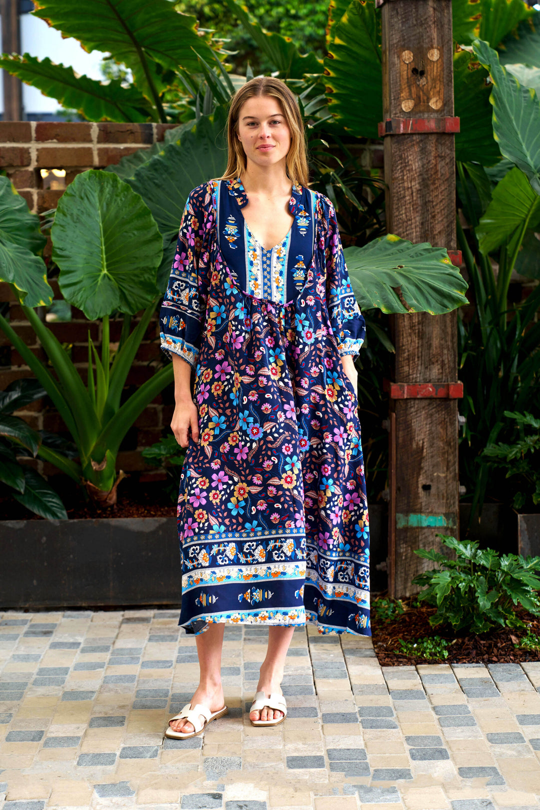 Fintan Dress – Navy Floral