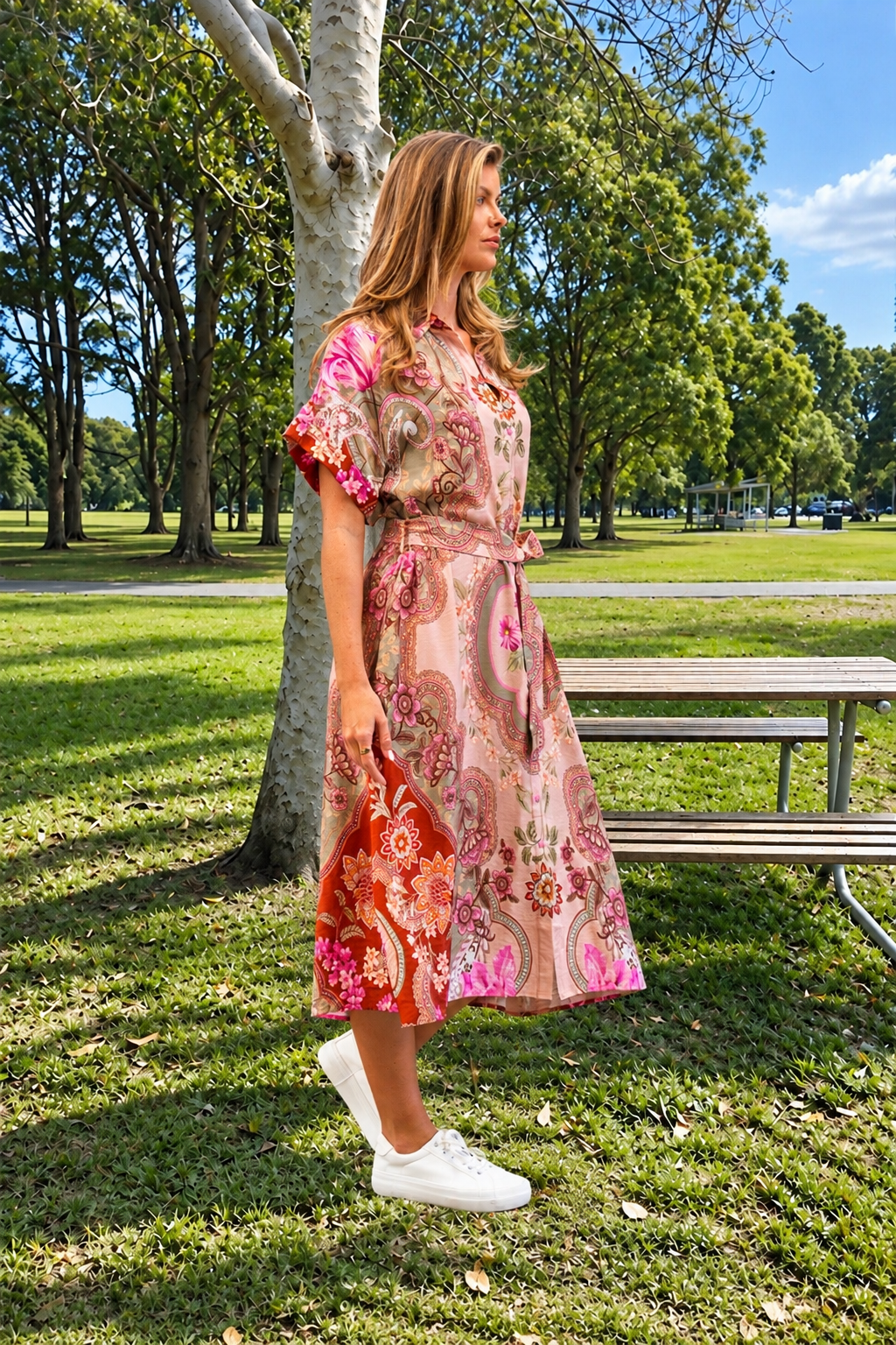 Fionn Midi Dress - Heritage Floral