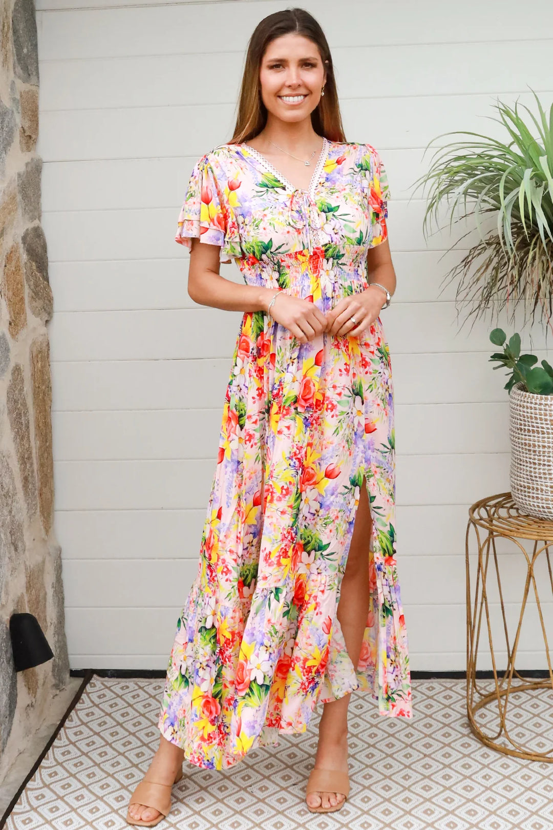Freyja Maxi Dress – Multi Floral
