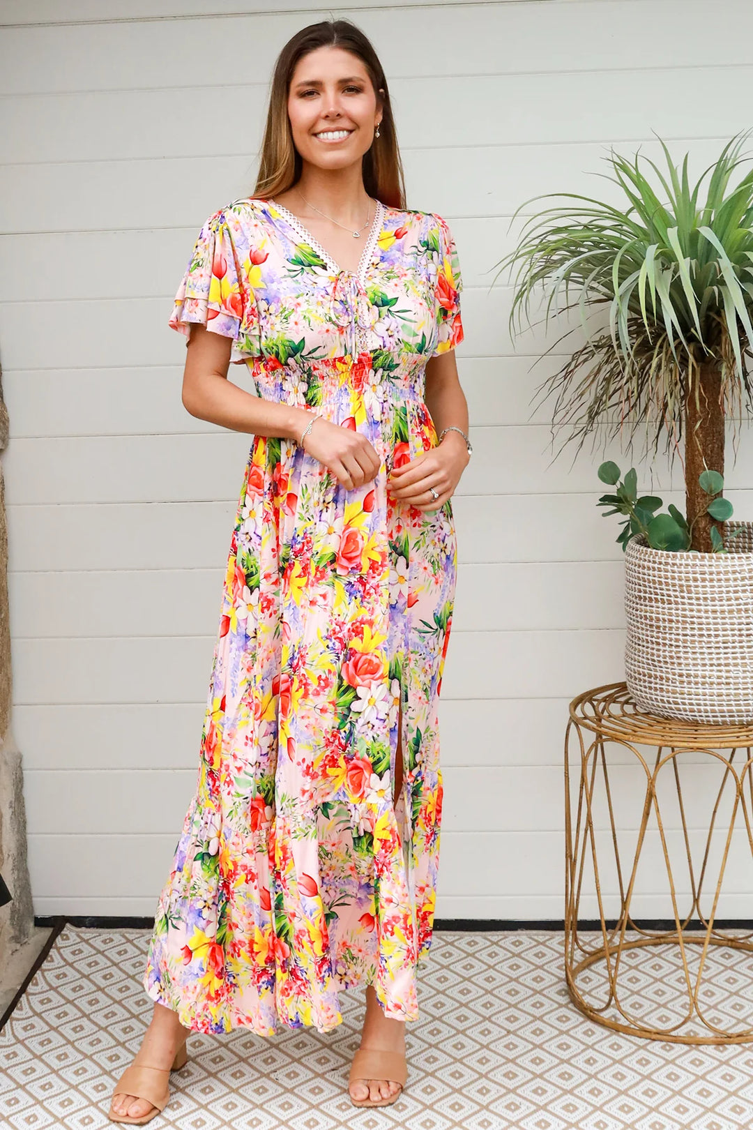 Freyja Maxi Dress – Multi Floral