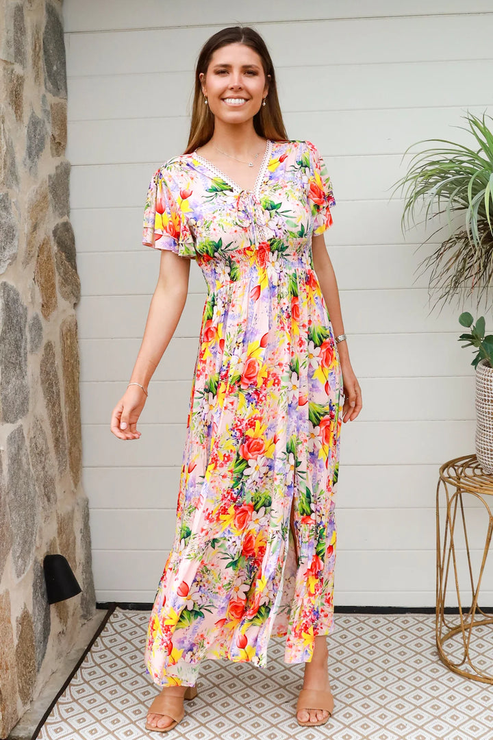 Freyja Maxi Dress – Multi Floral