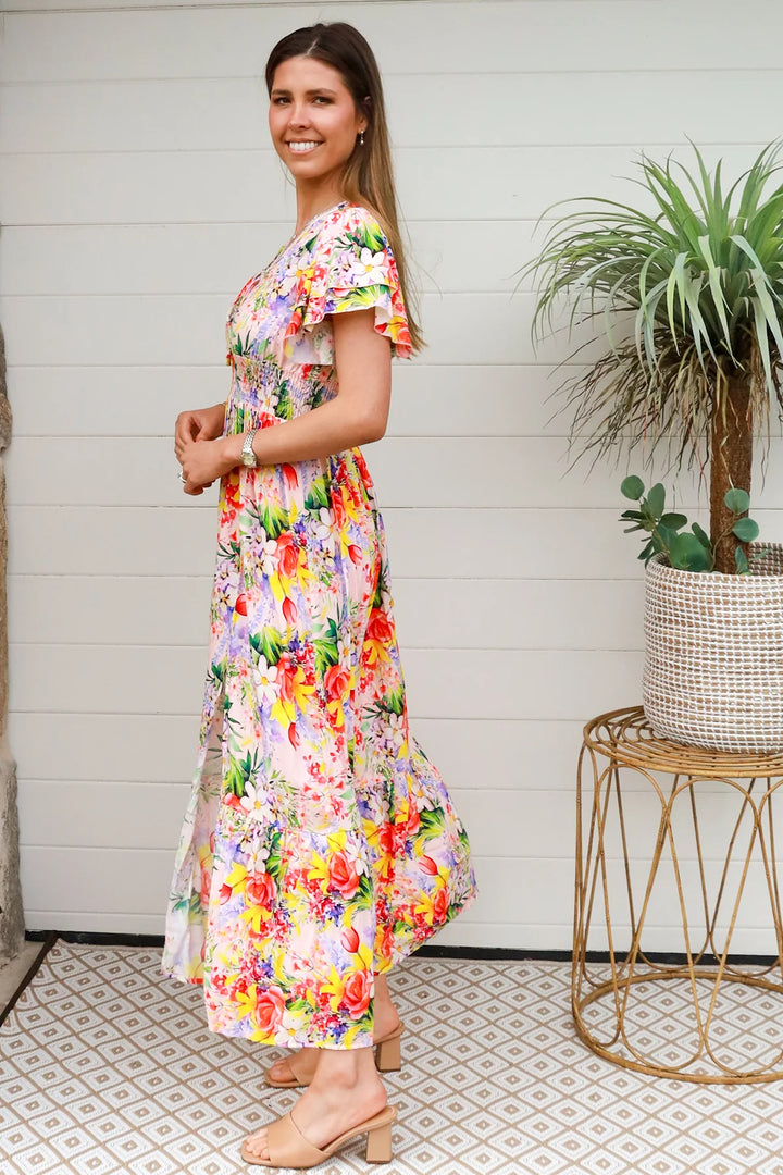 Freyja Maxi Dress – Multi Floral