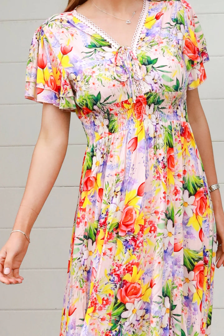 Freyja Maxi Dress – Multi Floral