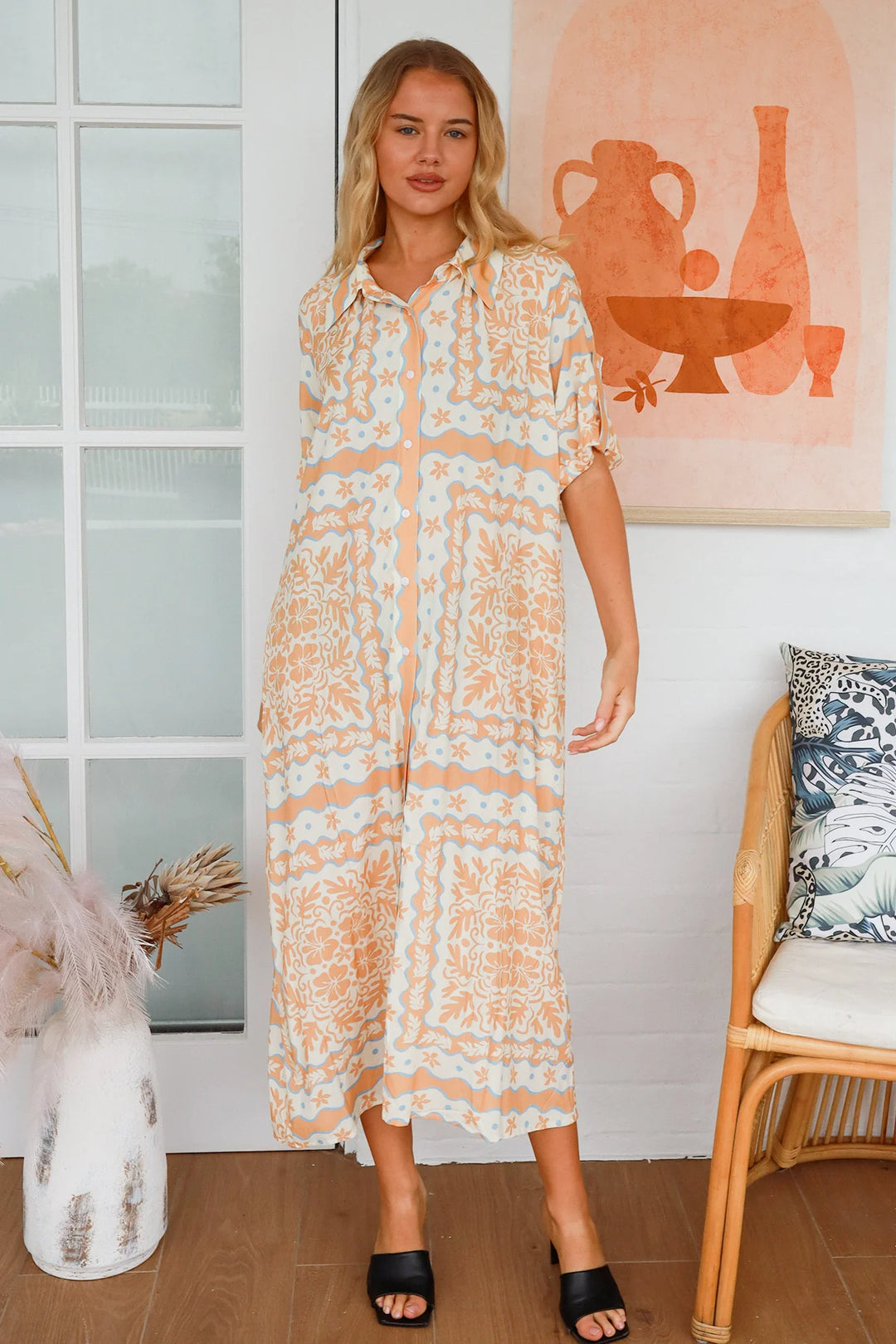 Gina Maxi Dress-Multi