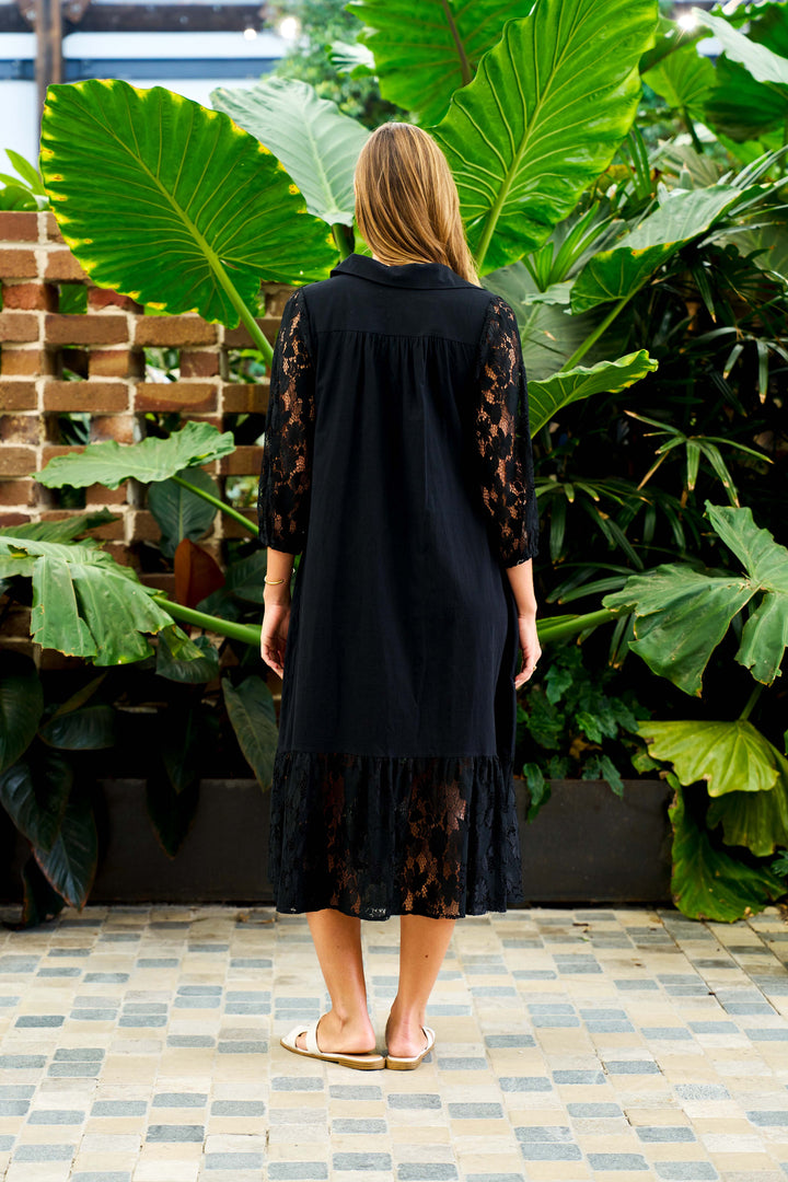 Hashim Midi Dress - Black