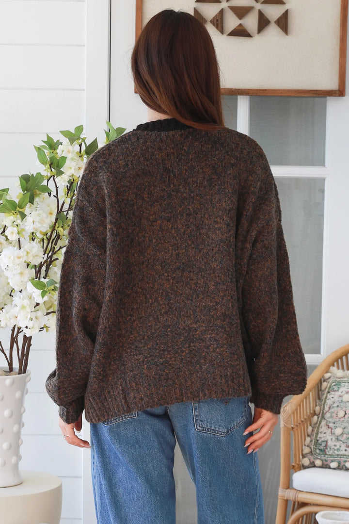 Isla Cardigan – Coffee