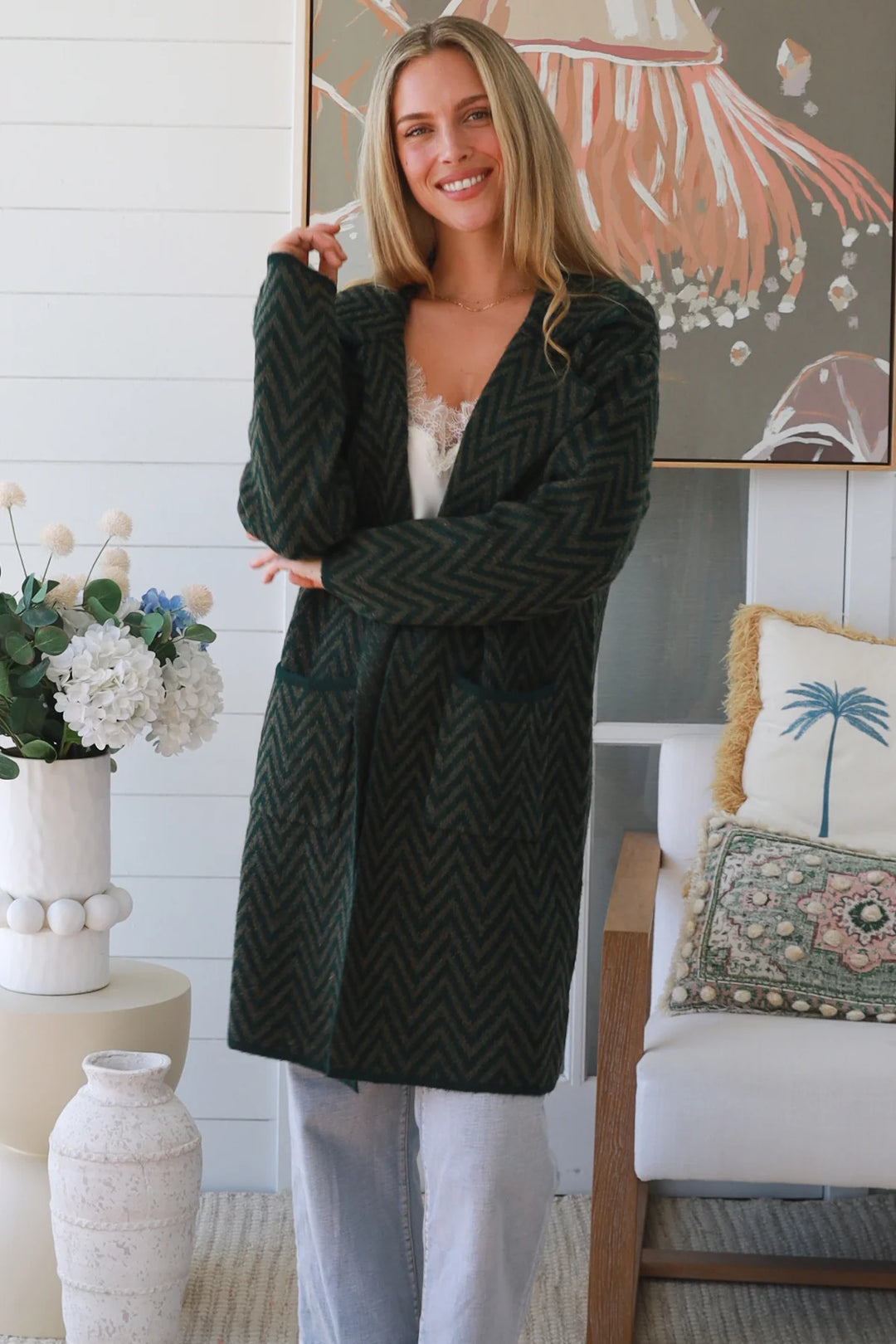 Jenny Cardigan - Dark Green