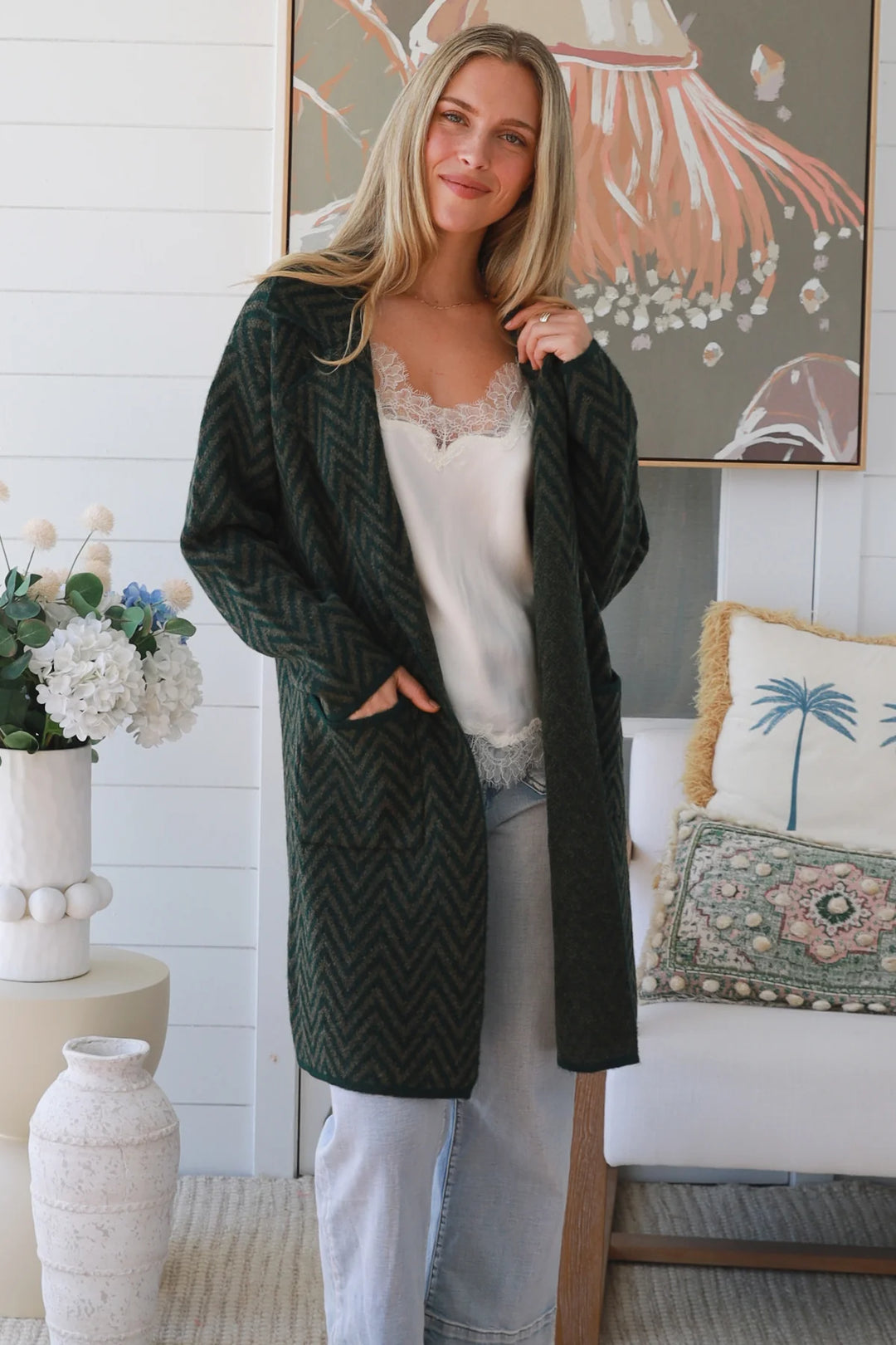 Jenny Cardigan - Dark Green