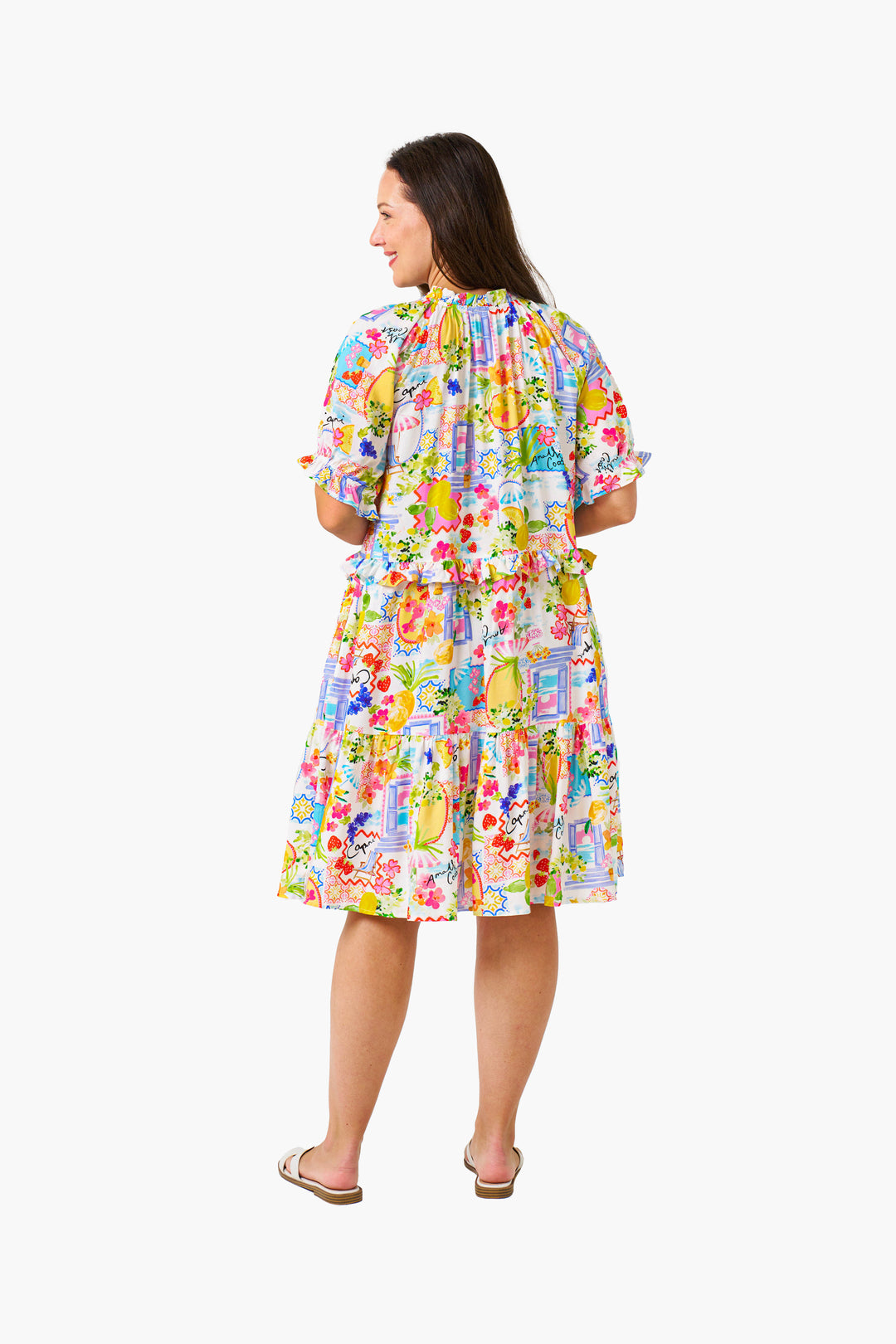 Kathryn Dress - Multi Print