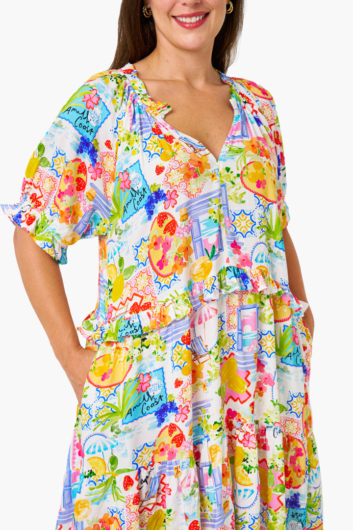 Kathryn Dress - Multi Print