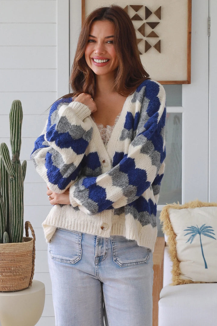 Kelly Cardigan – Blue