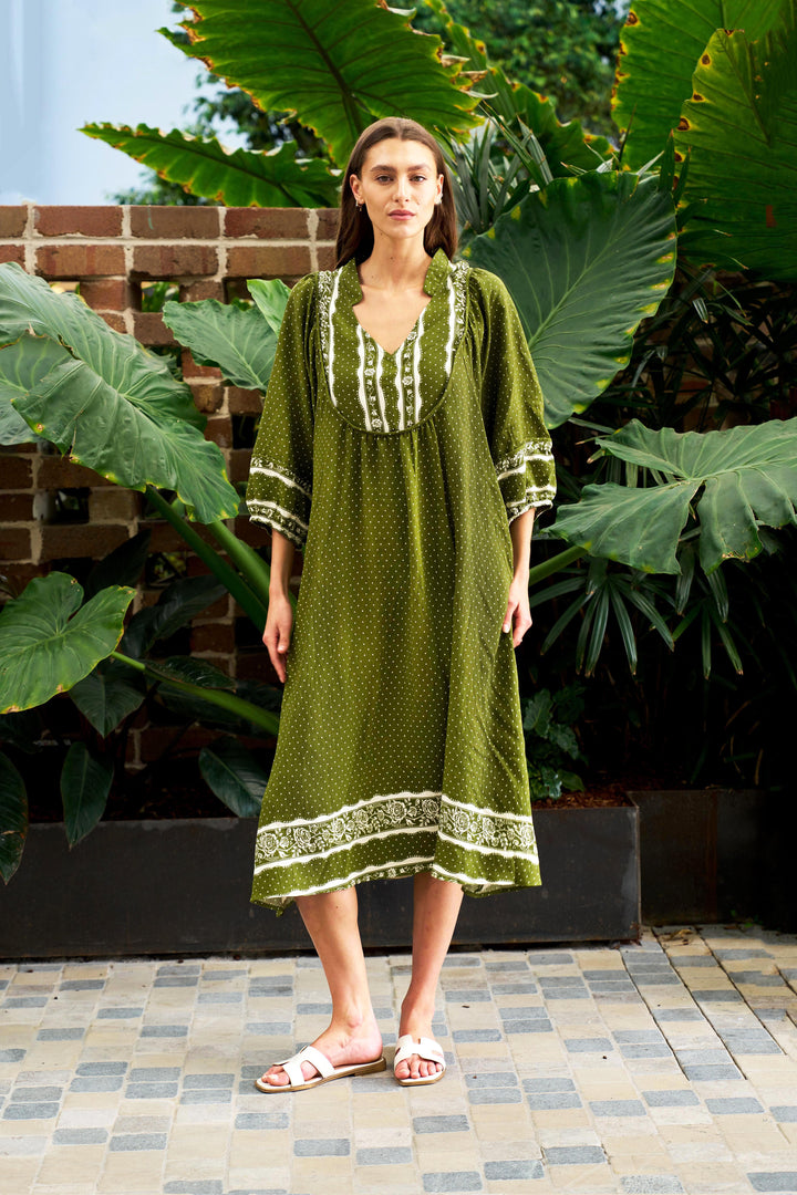 Landry Dress - Green