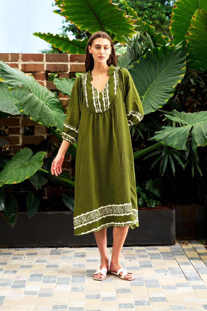 Landry Dress - Green
