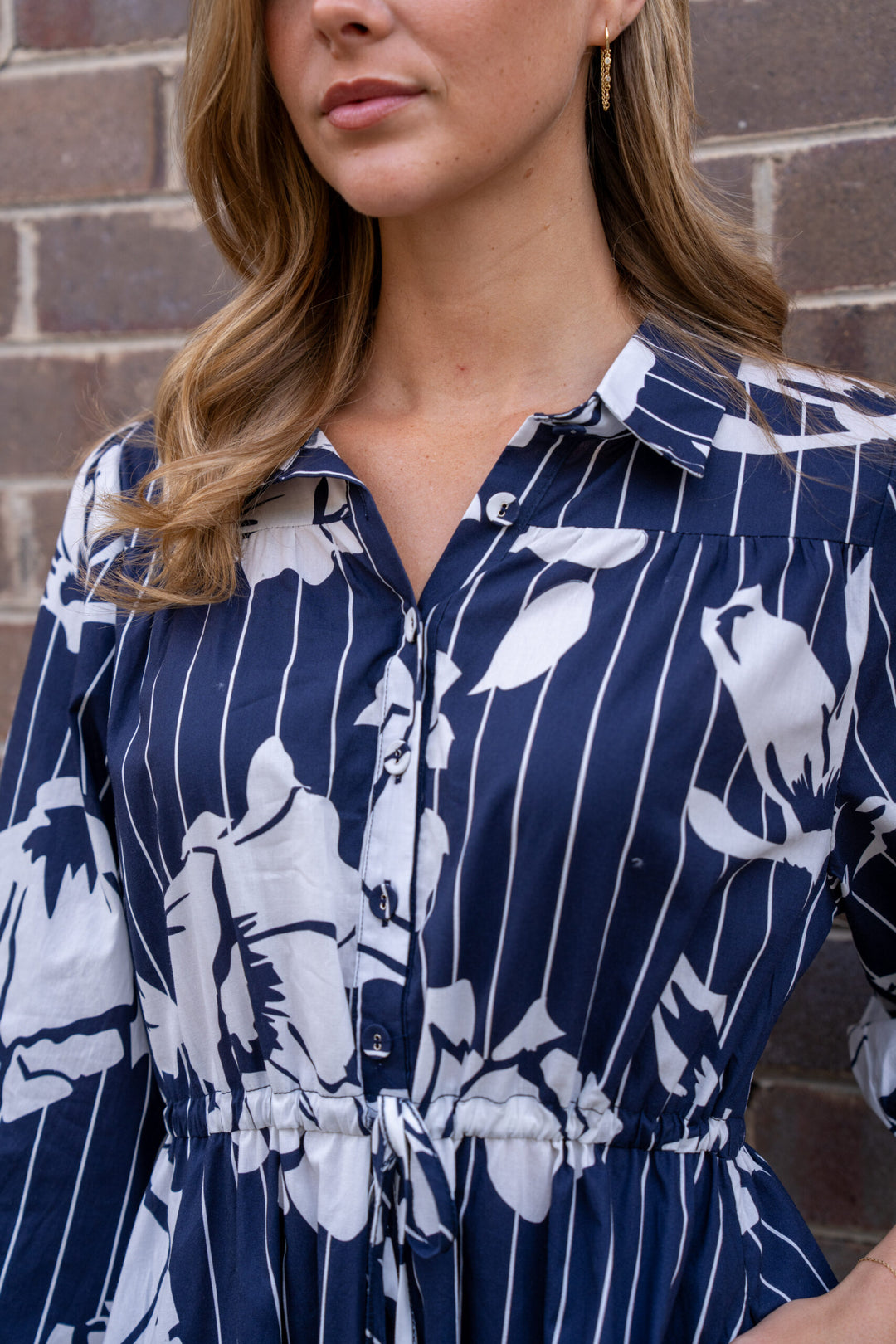 Lawrence Maxi Dress – Navy Floral