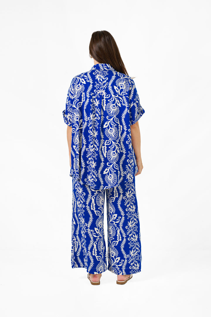 Lenny Shirt - Blue Print